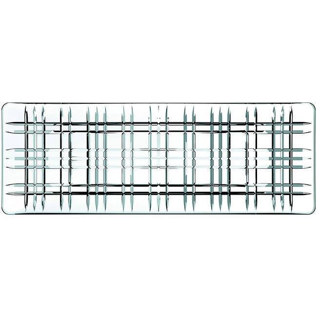 Nachtmann Square Series Rectangular Plate - 16.5 x 6 Inch