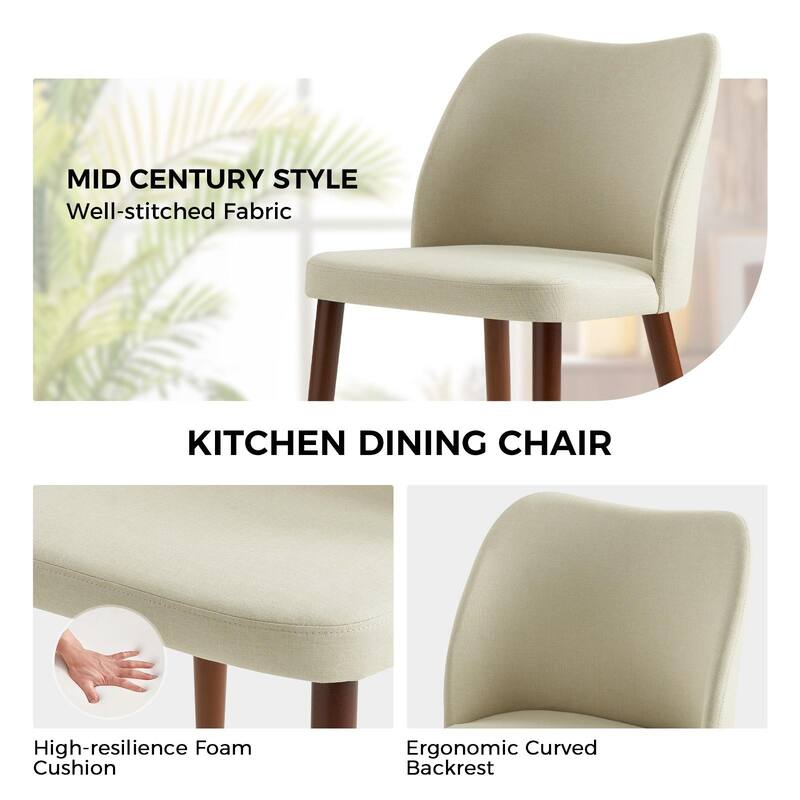 Melisa Solid Wood Dining Chair Set of 4 by HULALA HOME