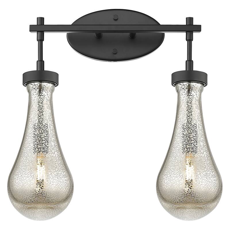 Innovations Lighting 451-2W-G451-5ME Owego 2 Light 17" Wide Vanity - Matte Black