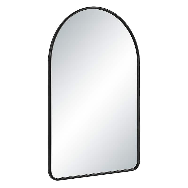 Renwil Cascais 36" H x 24" W Wall Mirror, Black