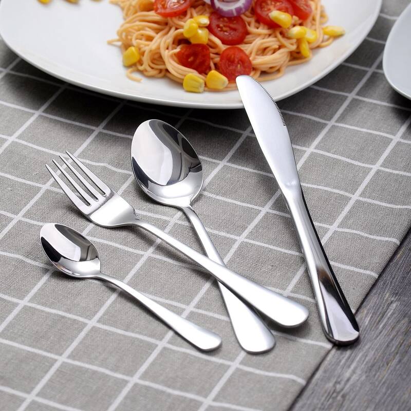 Velaze Beta 16-Piece Silverware Flatware Set, Service for 4