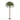 4' Christmas Palm Tree with 150 Warm White LED Lights - Green