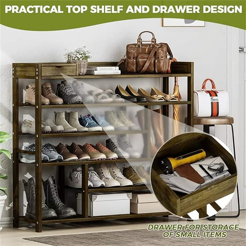 Shoe Rack - 39.7"D x 11.6"W x 39.3"H