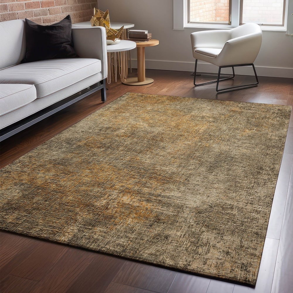 Premium Washable Super Soft Solid Abstract Mayfield Rug