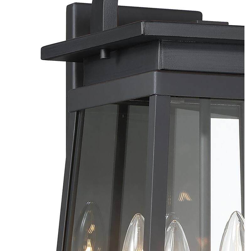 The Great Outdoors 73214 Isla Vista 4 Light 24" Tall Outdoor Wall