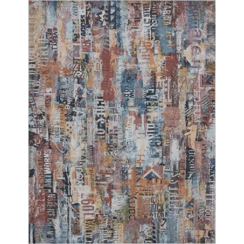Rayna Bohemian & Eclectic Graphic Print Indoor Area Rug