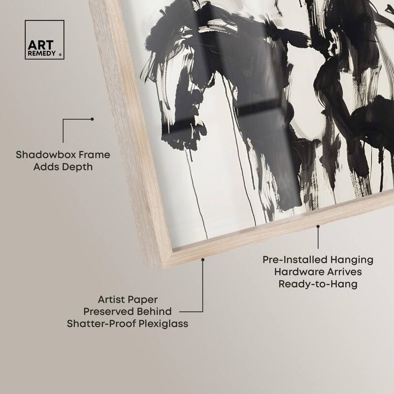 Horses in Ink Shadowbox by Art Remedy