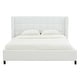 preview thumbnail 3 of 19, SAFAVIEH Couture Emerson Grid Tufted Bed. White - King