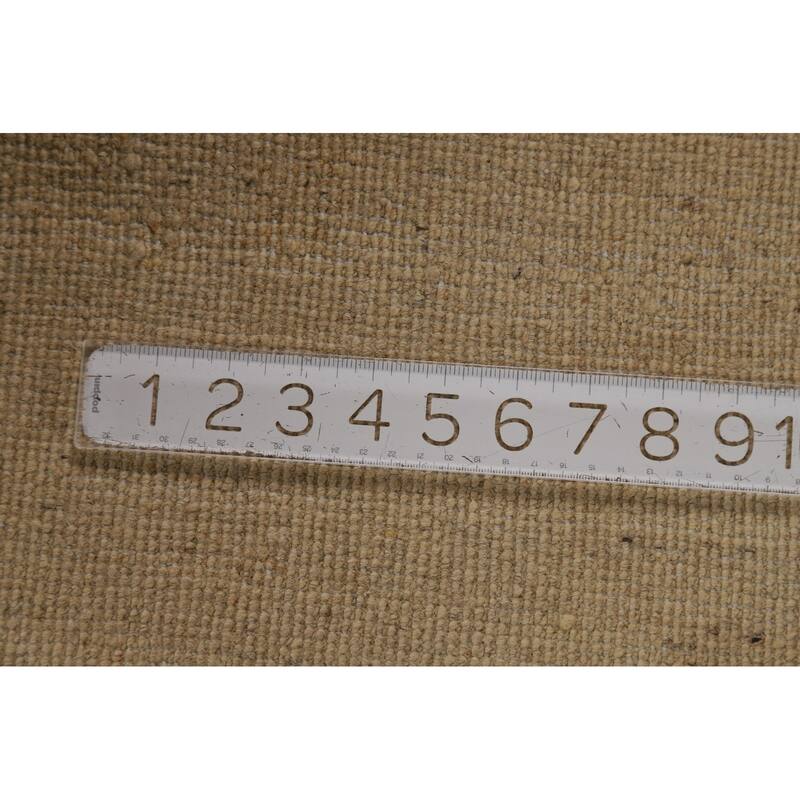 Modern Gabbeh Runner Rug Hand-Knotted Wool Carpet - 3'0"x 9'8"
