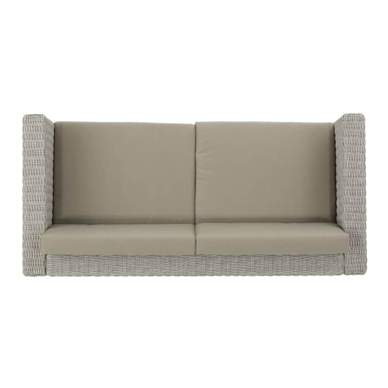 Puerta Outdoor 4-piece Patio Chat Set by Christopher Knight Home