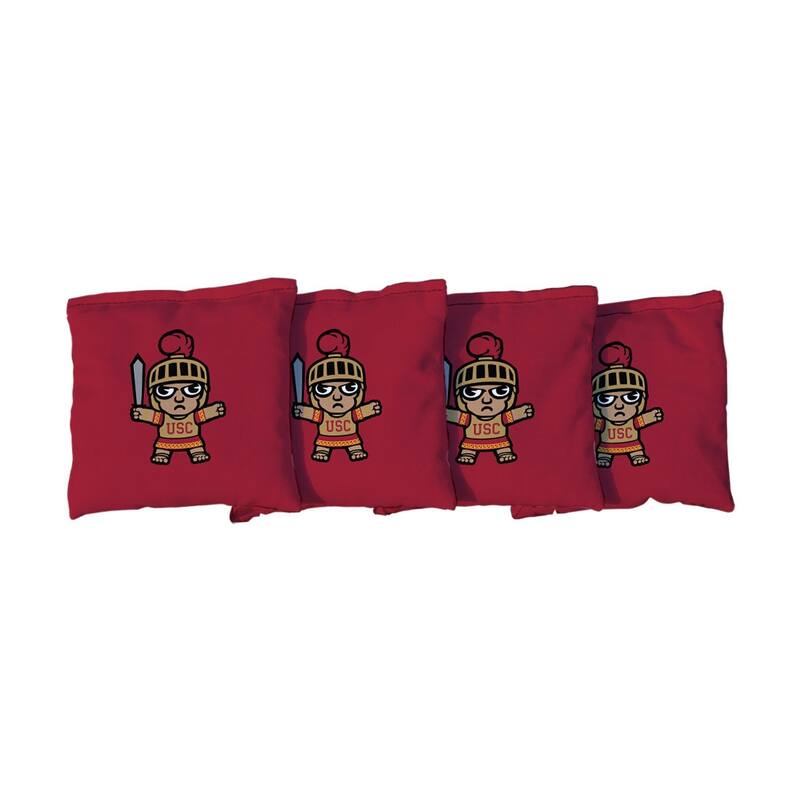 Southern California Trojans USC Tokyodachi Red Cornhole Bags - Corn Filled