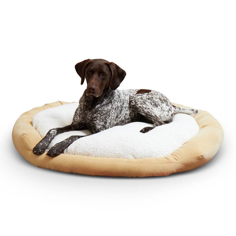Happy Hounds Moxy Buttercream Donut Dog Bed - Large (42")