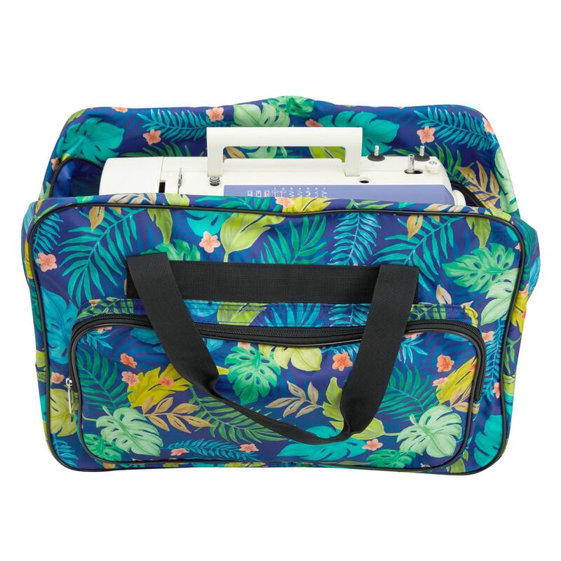 Bright Creations Sewing Machine Case Tropical Carrier Tote Storage Organizer Bag 18.1x9.4x12.2"