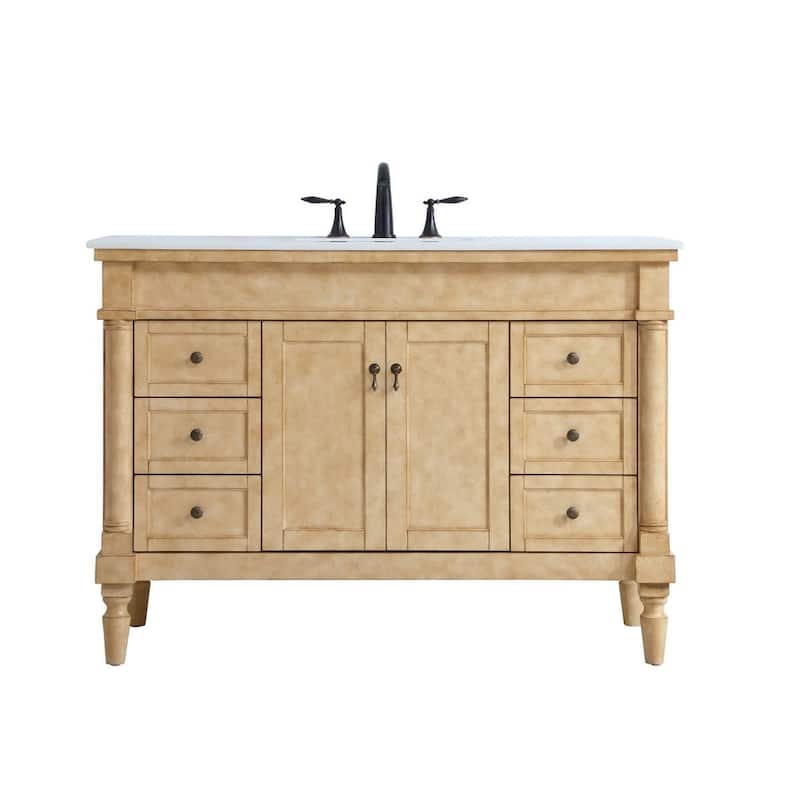 Elegant Lighting VF13048 Lexington 48" Free Standing Single Basin