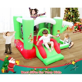 Inflatable Bouncer House with Slide - 80"W*91"D*55"H