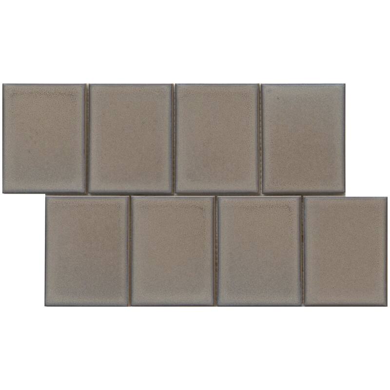 Emser Tile W50CUAD0914MOP Cuadro - 9" x 14" Square Wall Tile - Glossy,