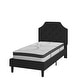 preview thumbnail 44 of 121, Tufted Platform Bed with 10 Inch Pocket Spring Mattress