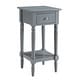 preview thumbnail 39 of 44, Copper Grove Dalem 1 Drawer Accent Table with Shelf