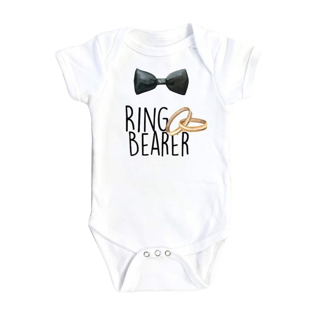 Ring Bearer - Baby Boy Girl Clothes Infant Bodysuit Funny Cute Newborn 1B