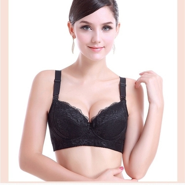 The New Nursing Bra Underwear For Pregnant Women Gather Air Feeding Adjustment Thin Bra Size Embroidery. Opens flyout.