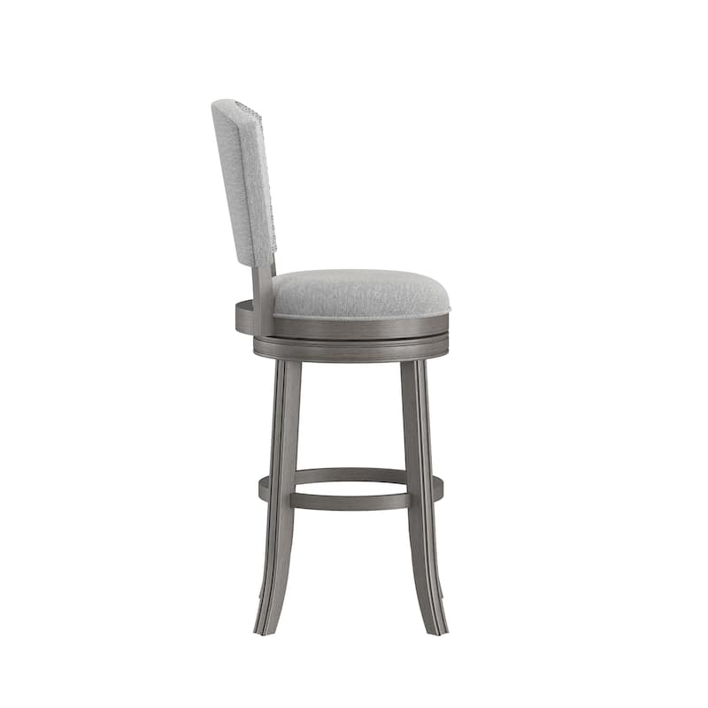 Hillsdale Santa Clara II Swivel Stool, Antique Gray