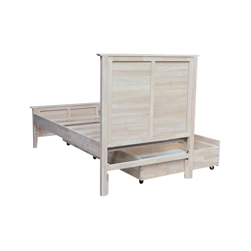 Heritage Solid Wood Twin Trundle Bed