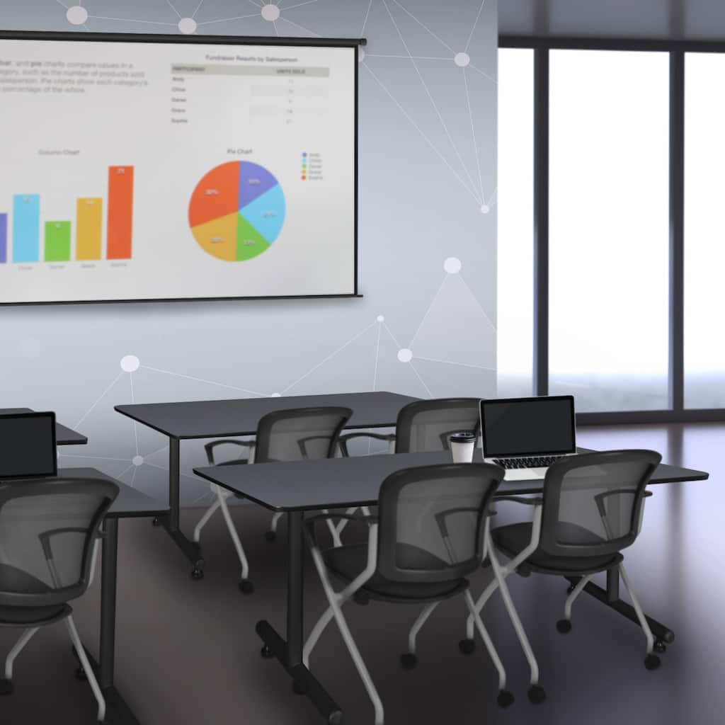 60" x 30" Training Table- Grey