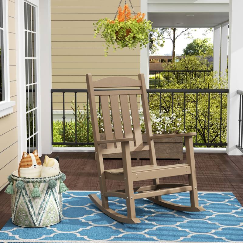 Laguna Hdpe All Weather Outdoor Patio Rocking Chair