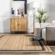 preview thumbnail 8 of 22, Nuloom Rikki Coastal Braided Jute Area Rug