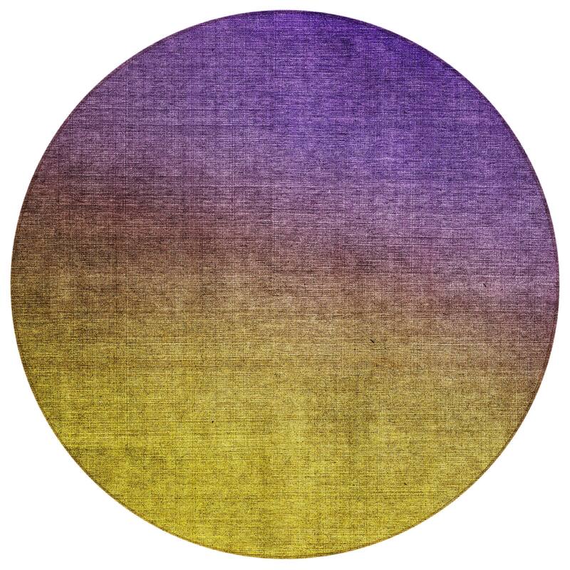 Machine Washable Indoor/ Outdoor Chantille Modern Ombre Rug
