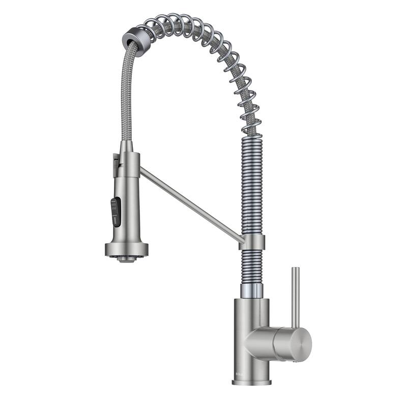 Kraus Bolden 2-Function 1-Handle Commercial Pulldown Kitchen Faucet