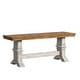 preview thumbnail 15 of 18, Eleanor Black Farmhouse Trestle Base Panel Back 6-piece Dining Set by iNSPIRE Q Classic