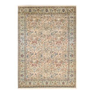 Overton Mogul, One-of-a-Kind Hand-Knotted Area Rug - Yellow, 6' 3" x 8' 10" - 6'3" x 8'10"