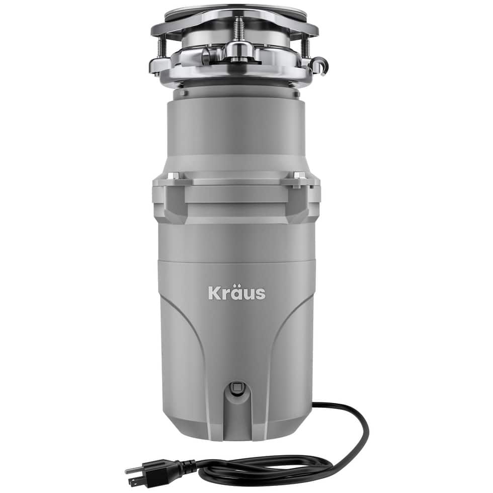 Kraus KWD210-50 1/2 HP Continuous Feed Garbage Disposal with Power