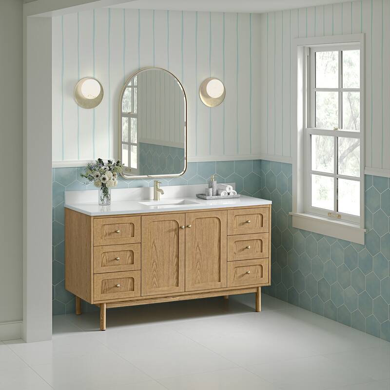 James Martin Vanities 545-V60S-1WZ Laurent 60" Free Standing Single