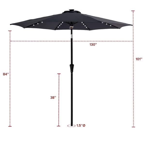 11-ft solar powered market patio umbrella with base FLAME&SHADE 11 FT Light Umbrella, 40 LED lights outdoor Centre Surround Light, Table Umbrella for Deck, Pool, Porch, Backyard, Garden, UV Protection, Anthracite : Patio Enhance your outdoor experience with our 11x11 Solar 3 Tiers Patio Umbrella