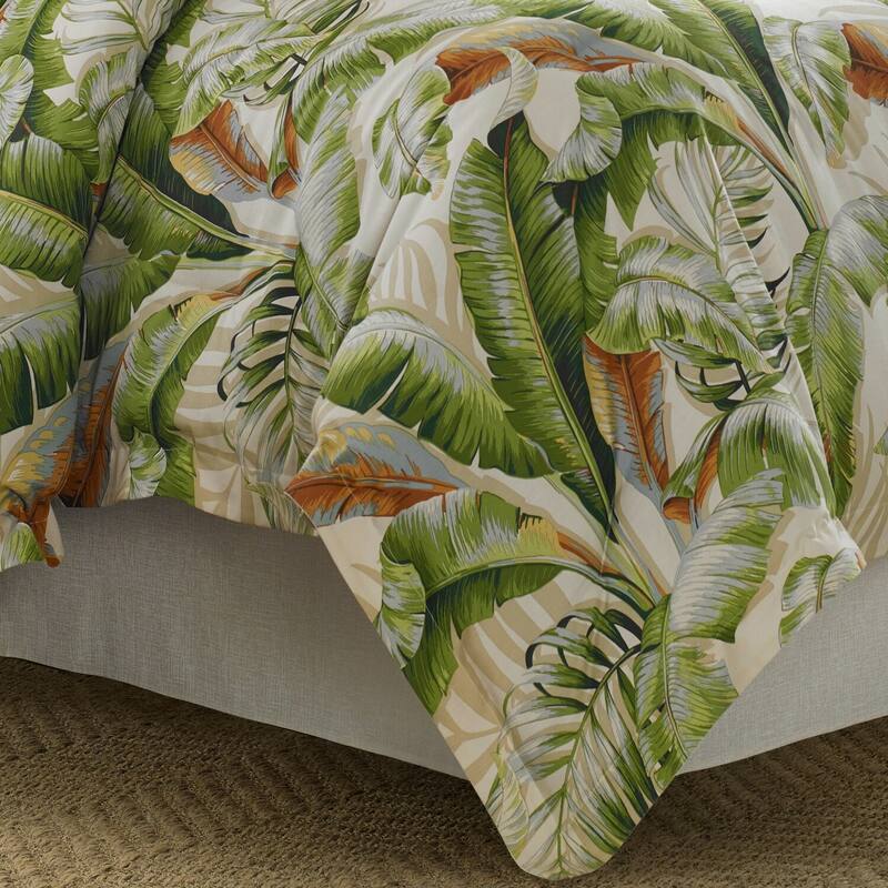 Tommy Bahama Palmiers Topical Floral 4-piece Comforter Set