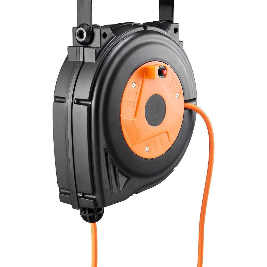 Extension Cord Reel for Ceiling or Wall Mount Garage and Shop, ETL Listed