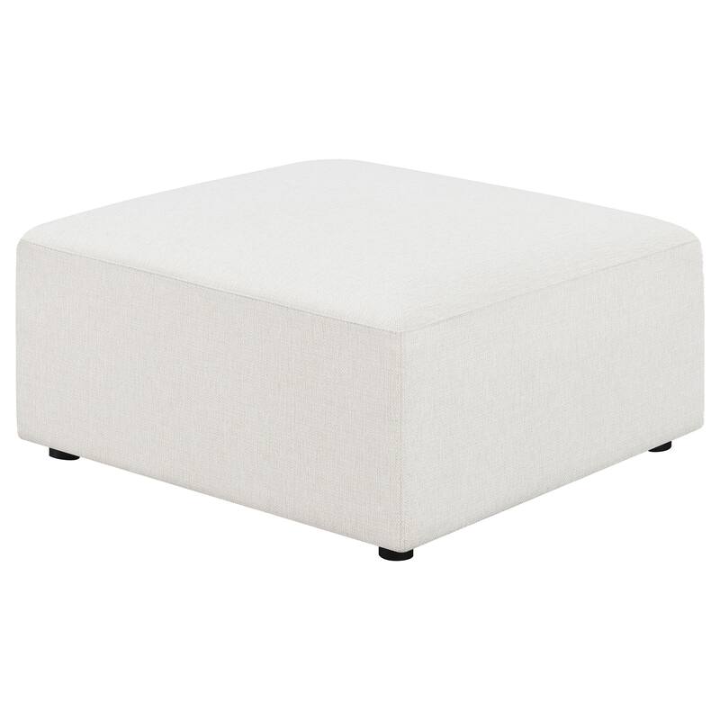 Marlowe Pearl Upholstered Square Ottoman