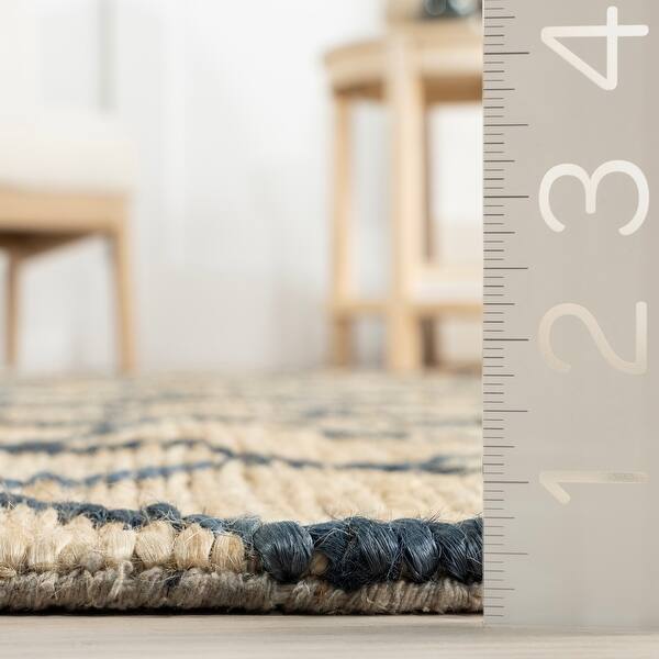dimension image slide 0 of 2, Home Conservatory Tiles Handwoven Jute Area Rug