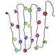 preview thumbnail 3 of 3, Kurt Adler 15.7-Foot UL 20-Light Multicolor LED Clear Lotus Flower Light Set With Green Wire