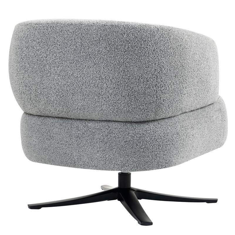 Cuddle-Style Leisure Swivel Sofa Chair, Suitable For Balconies, Studies And Living Rooms