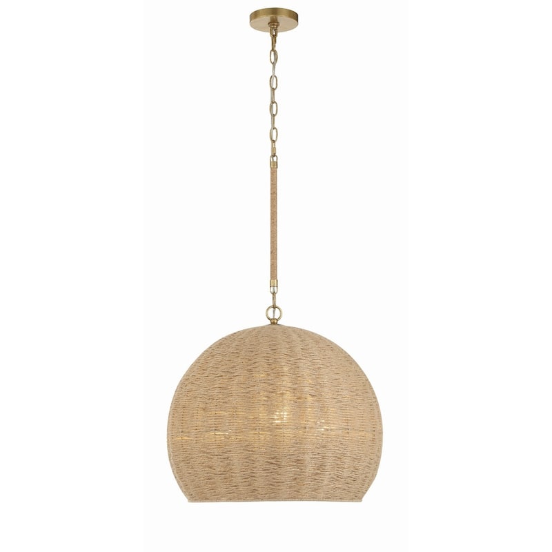 Crystorama Lighting Group JAC-10503 Jace 3 Light 20" Wide Pendant