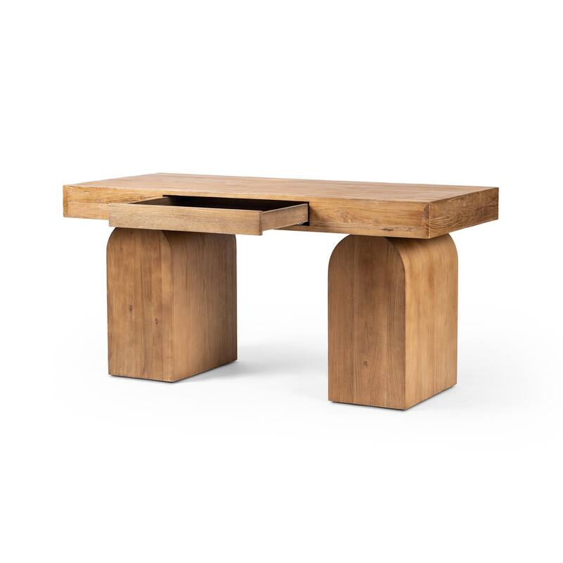 Norbert Desk-Reclaimed Natural Elm