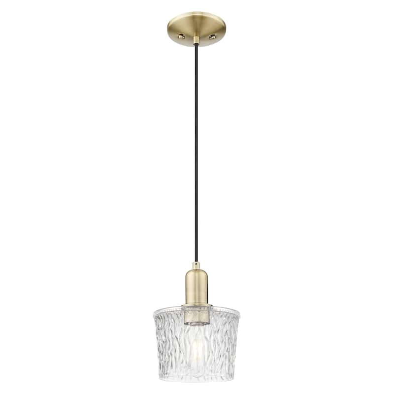 Innovations Lighting Endless Possibilities Arcadia - Niagara - 1 Light 7" Cord Hung Mini Pendant - Antique Brass