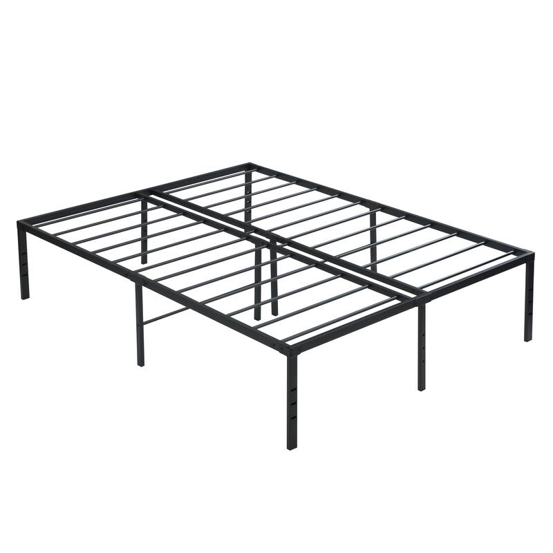 Full Size Bed Frame, Heavy Duty Metal Bed Frame, Quick & Easy Assembly, No Noise