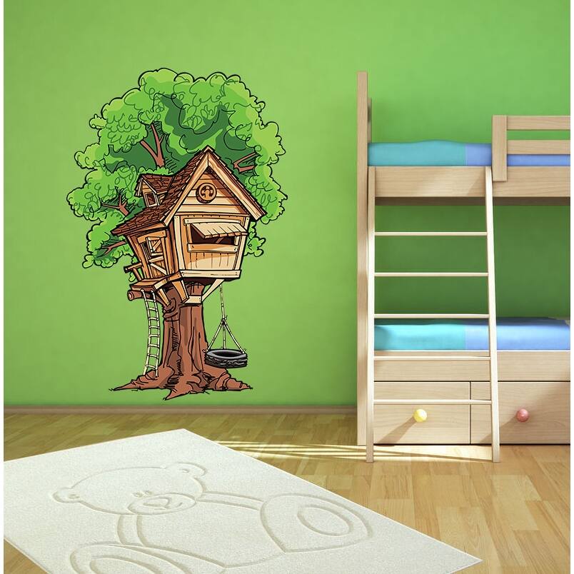 Tree House Wall Decal, Tree House Wall sticker, Tree House wall decor, Tree House Wall Art