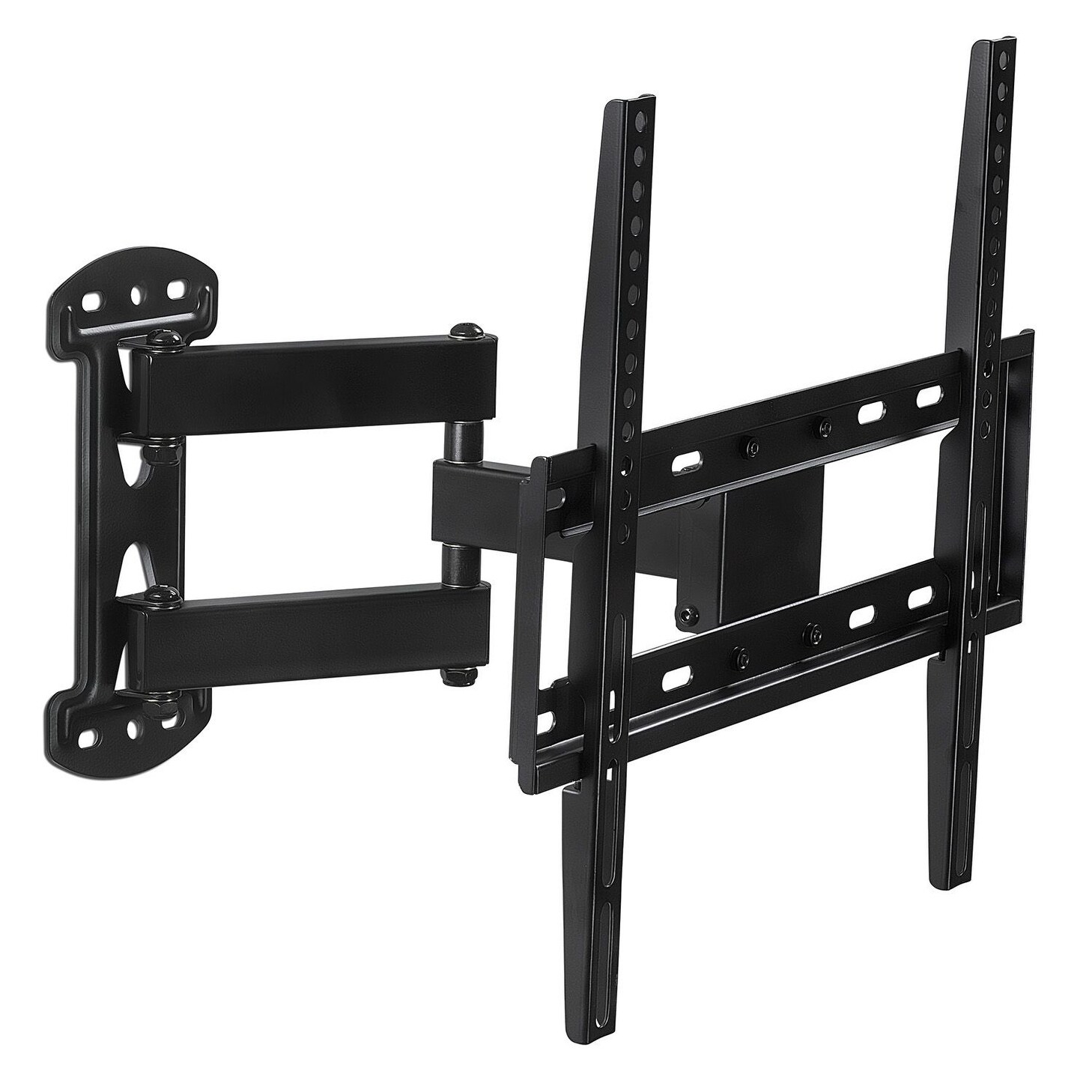 TV Wall Mount Full Motion Arm Bracket For 32/" To 55/" TVs Adjustable Swivel White