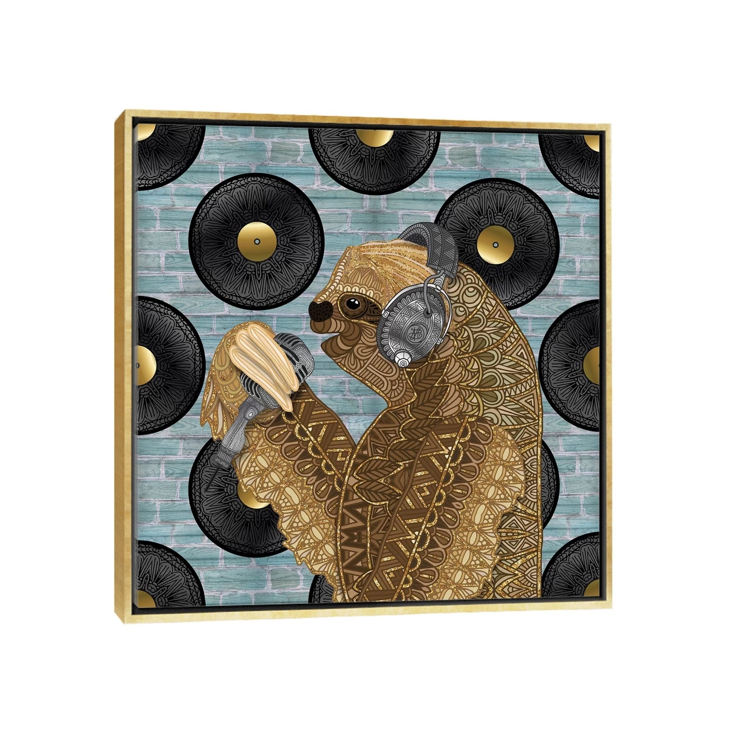 Singingin Shower Curtain Set with Bathroom Rugs and Mats Sloth