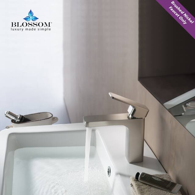 Solid Brass Lead-free Single-handle High Arc Bathroom Faucet